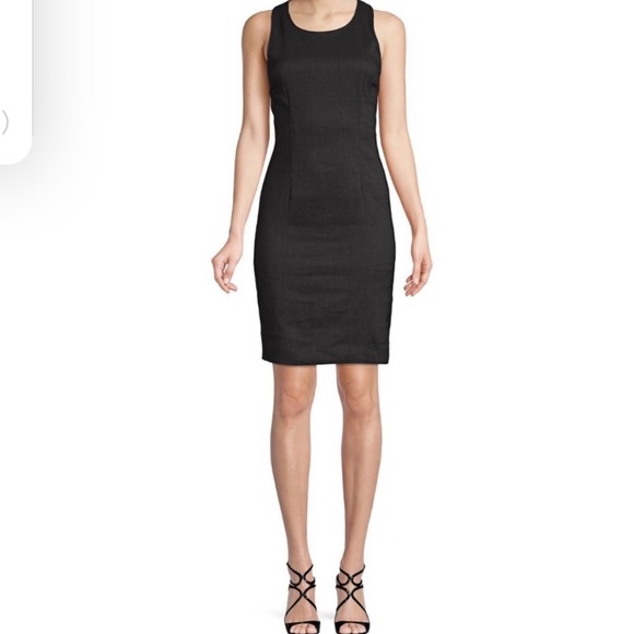Club Monaco Amabel Dress in Black. - Picture 2 of 7